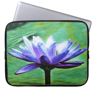 The Purple Water Lily Laptop Sleeve