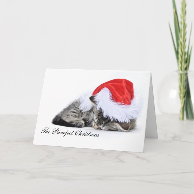The purrfect Christmas Card (Front)