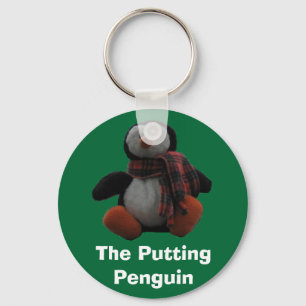 The Putting Penguin Keychain