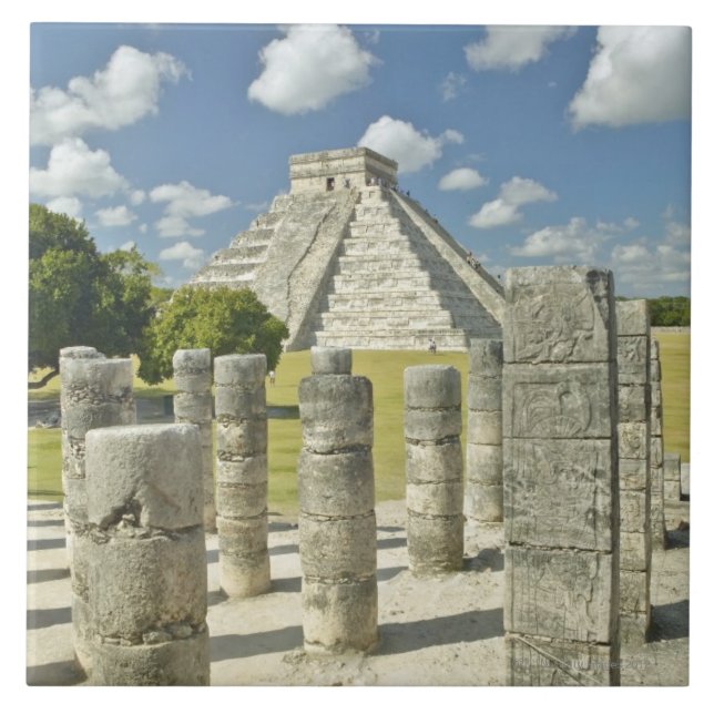 The Pyramid of Kukulkan Tile (Front)