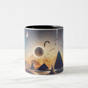 The Pyramid Two-Tone Coffee Mug