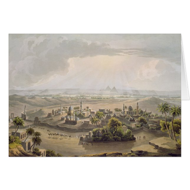 The Pyramids at Cairo, engraved by Daniel Havell ( (Front Horizontal)