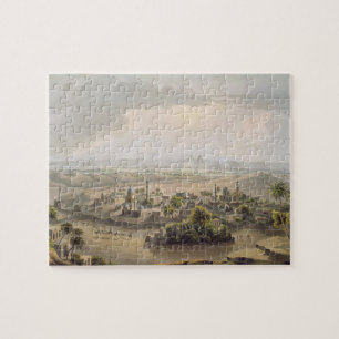The Pyramids at Cairo, engraved by Daniel Havell ( Jigsaw Puzzle