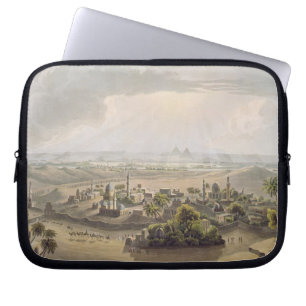 The Pyramids at Cairo, engraved by Daniel Havell ( Laptop Sleeve