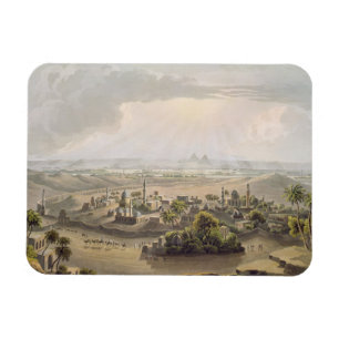 The Pyramids at Cairo, engraved by Daniel Havell ( Magnet