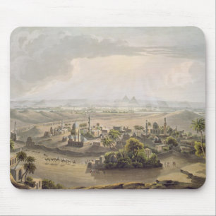 The Pyramids at Cairo, engraved by Daniel Havell ( Mouse Pad