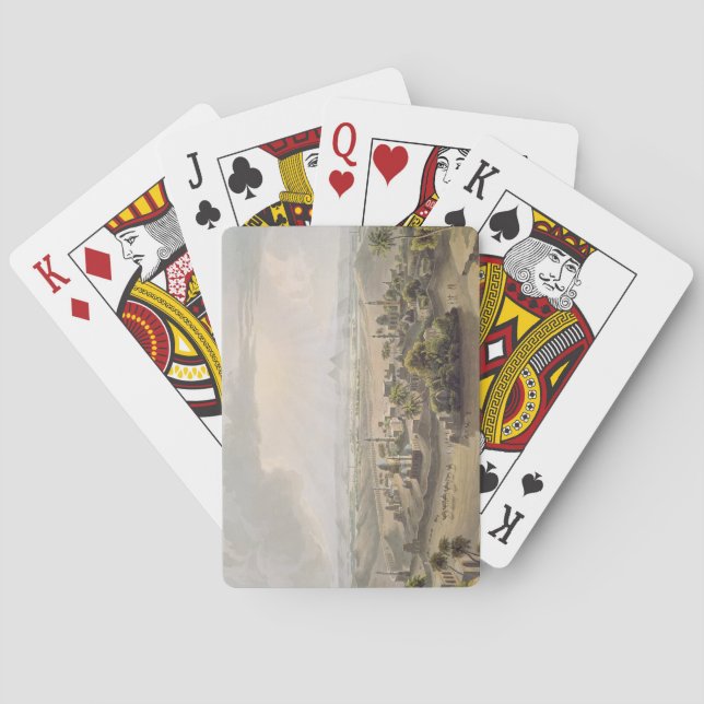 The Pyramids at Cairo, engraved by Daniel Havell ( Playing Cards (Back)