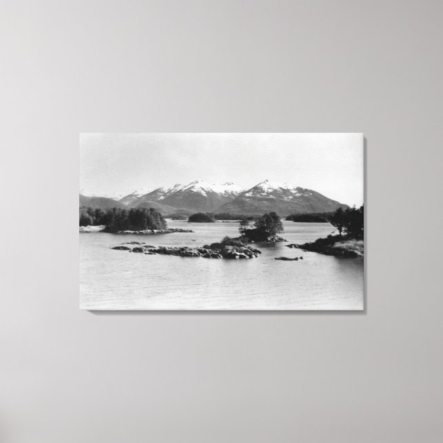 The Pyramids at Sitka, Alaska Photograph Canvas Print (Front)