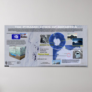 The Pyramids of Antarctica Poster