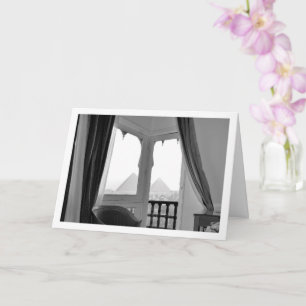 The Pyramids Of Giza From The Hotel Pyramisa Card