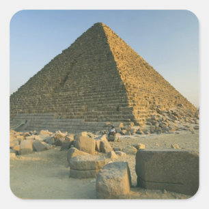 The Pyramids of Giza, which are alomost 5000 2 Square Sticker
