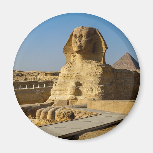 The Pyramids of Gizeh in Egypt Magnet (Front)