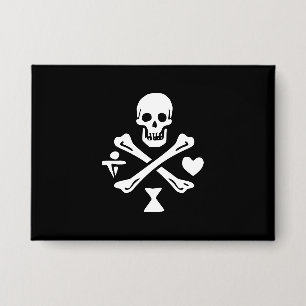 The Pyrate Saga Jolly Roger Button