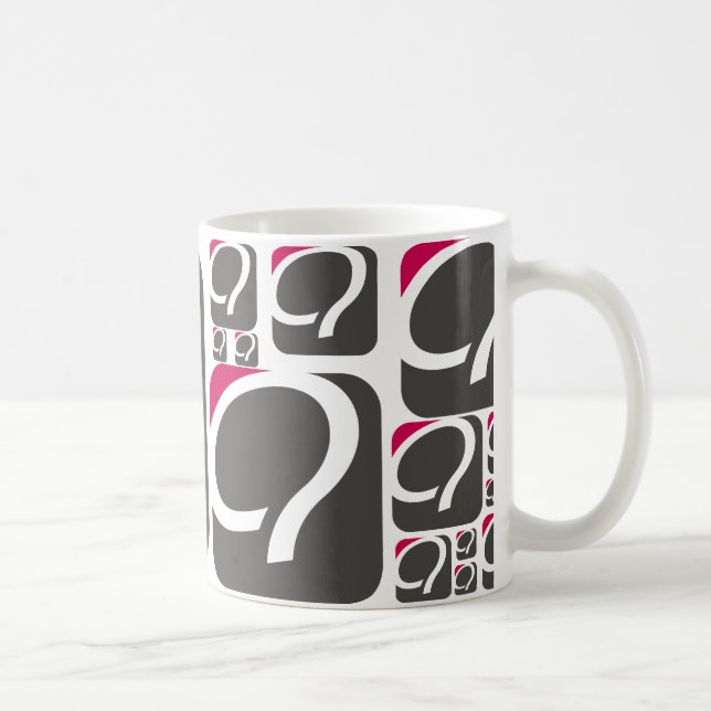 The Q Mug - Raspberry (Right)
