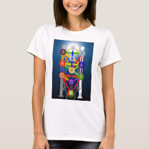 The Qabalistic Tree of Life Structure Diagram T-Shirt