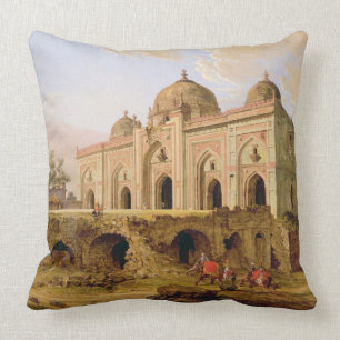 The Qal' A-l-Kuhna Masjid, Purana Qila, Delhi, c.1 Throw Pillow