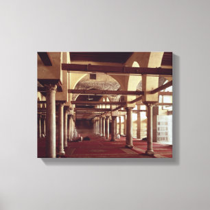 The Qibla Liwan of the Mosque of Al-Azhar Canvas Print