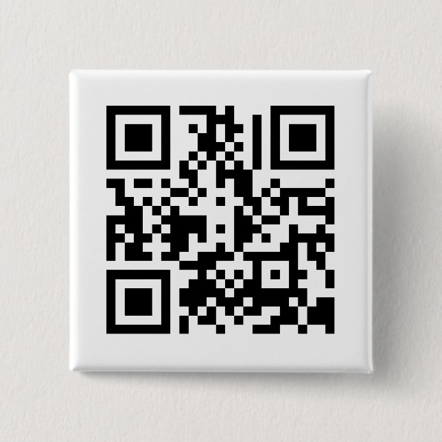 The QR Cube | Button (Front)