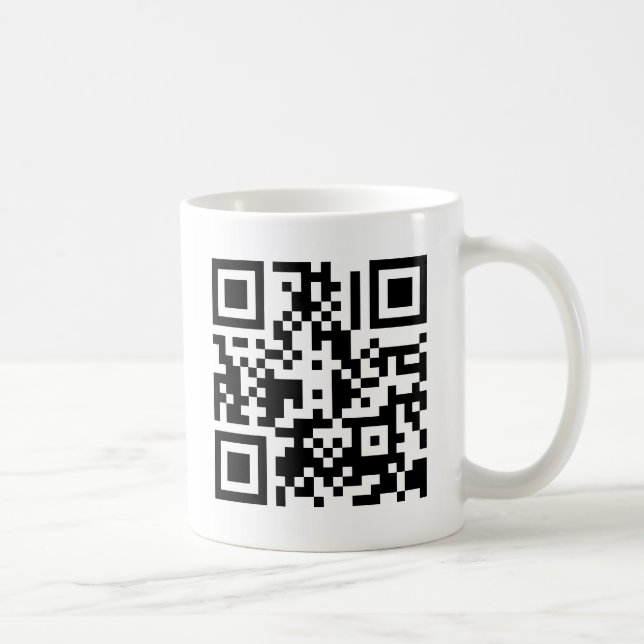 The QR Cube | Coffee Mug (Right)