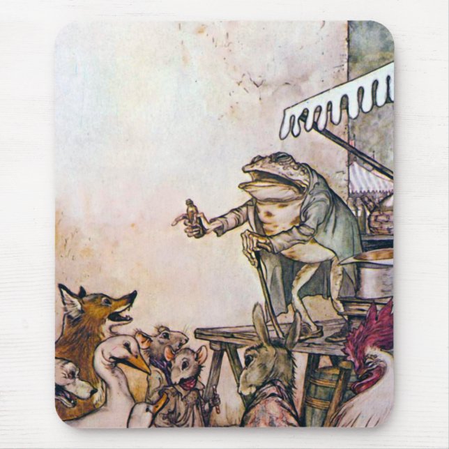 The Quack Frog Mouse Pad (Front)