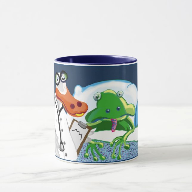 The Quack, or Doctor Duck does his rounds Mug (Center)