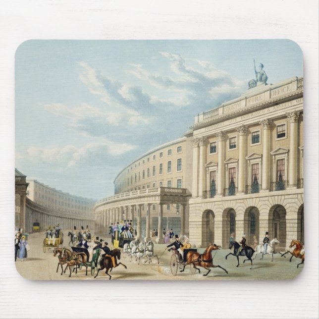 The Quadrant, Regent Street, from Piccadilly Circu Mouse Pad (Front)