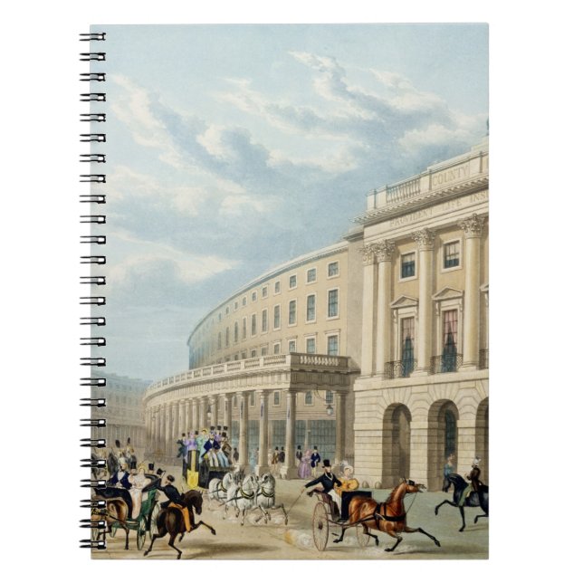The Quadrant, Regent Street, from Piccadilly Circu Notebook (Front)