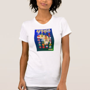 The Qualifying Teams for Africa 2010 Soccer T-Shirt