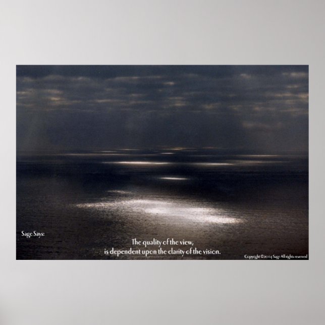 The Quality of the View Poster (Front)