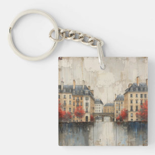 The Quarters Design 01  Keychain
