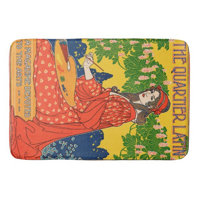 The Quartier Latin. A Magazine devoted to the Arts Bath Mat (Front)