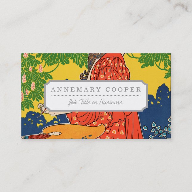 The Quartier Latin. A Magazine devoted to the Arts Business Card (Front)