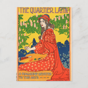 The Quartier Latin. A Magazine devoted to the Arts Postcard