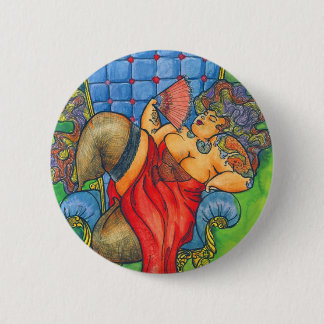 The Queen 2 Inch Round Button