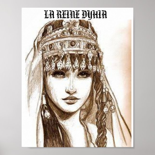 THE QUEEN DIHYA POSTER (Front)