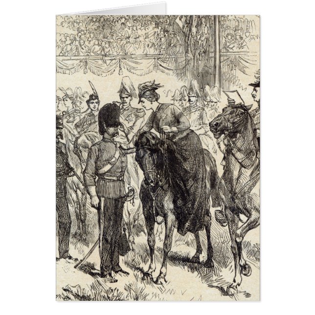 The Queen distributing Victoria Crosses (Front)