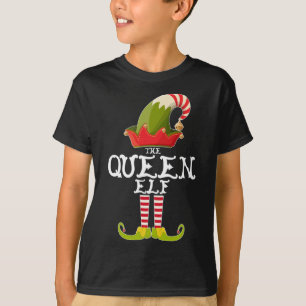 The Queen Elf Funny Christmas Gift Matching Family T-Shirt