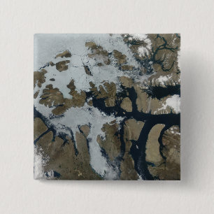 The Queen Elizabeth Islands 2 Inch Square Button