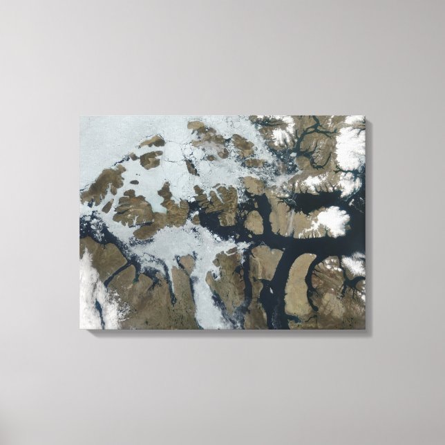 The Queen Elizabeth Islands Canvas Print (Front)