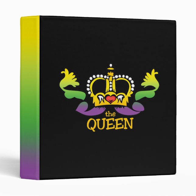 The Queen gets the BIG beads Binder (Front/Spine)