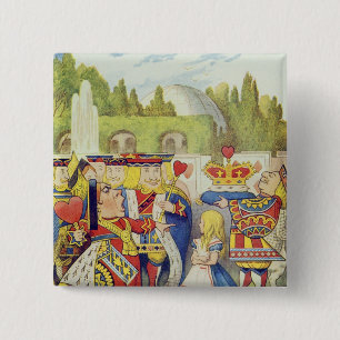 The Queen has come! And isn't she angry.' 2 Inch Square Button
