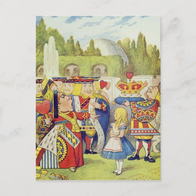 The Queen has come! And isn't she angry.' Postcard (Front)