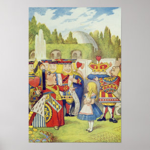 The Queen has come! And isn't she angry.' Poster