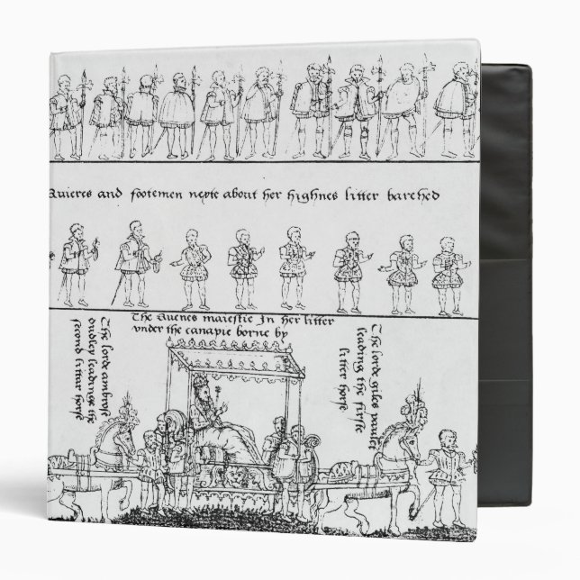 The Queen in her Litter Binder (Front/Inside)