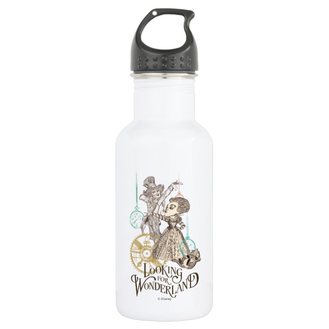 The Queen & Mad Hatter | Looking for Wonderland 2 532 Ml Water Bottle (Front)