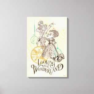 The Queen & Mad Hatter   Looking for Wonderland 3 Canvas Print
