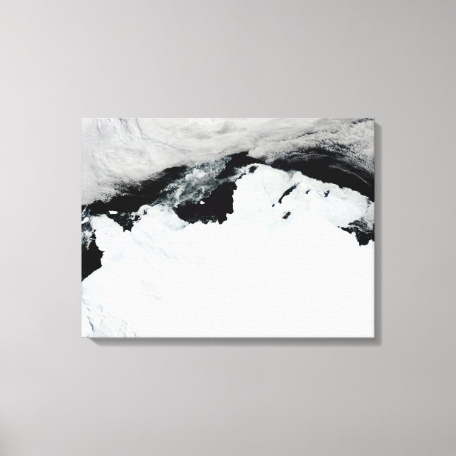 The Queen Mary Coast of Antarctica Canvas Print (Front)