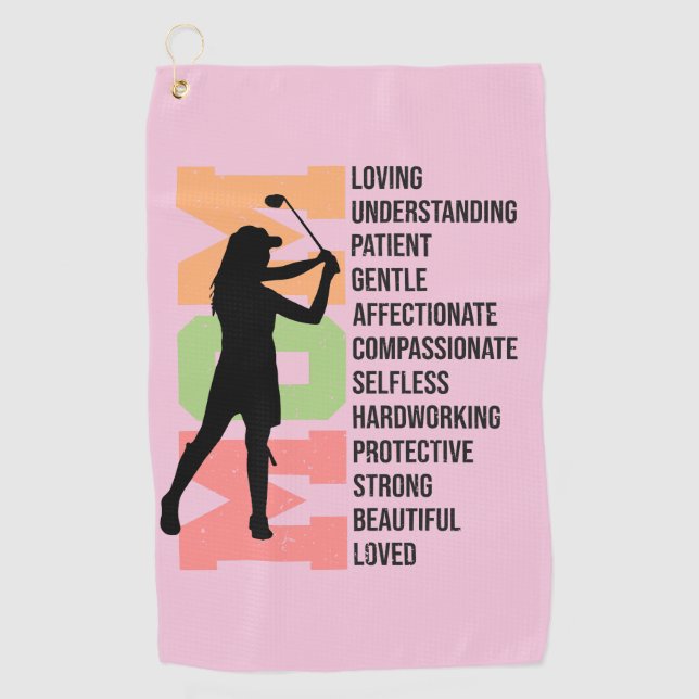 The Queen Mom Golf Towel (Front)