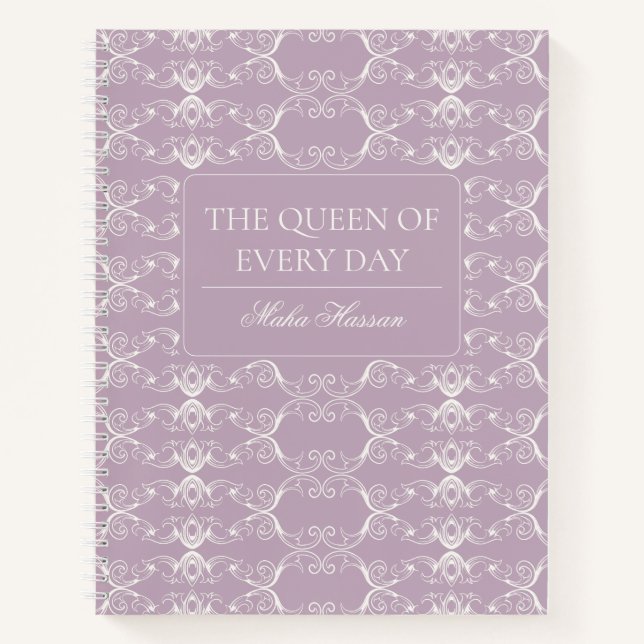 The Queen of Every Day Journal | Personalized Name (Devant)