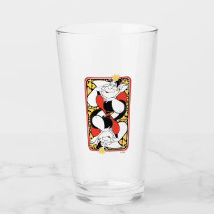 The Queen of Hearts Deck of Cards Glass